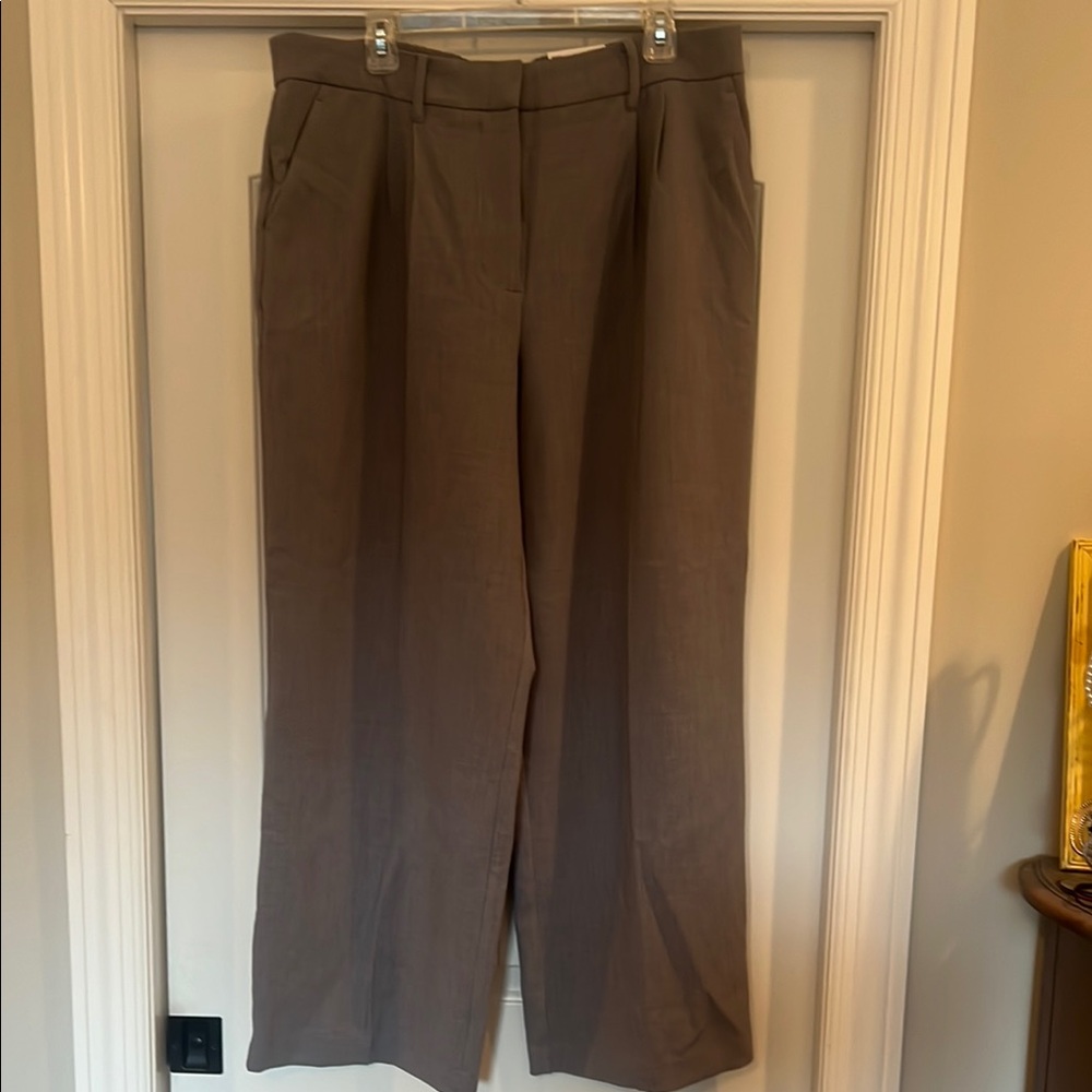 Nine West Gray Classic Trousers with Pleats